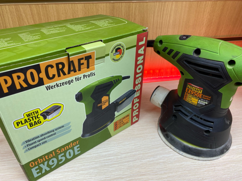 Шлифмашинка ProCraft EX950E