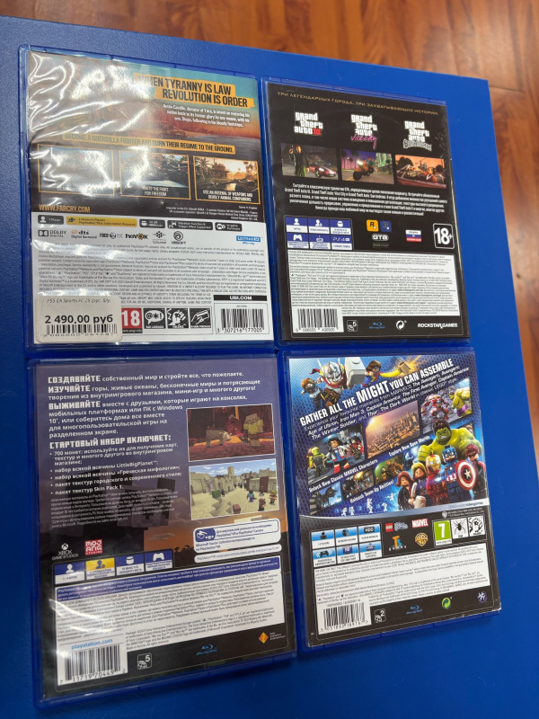 Игра Sony 4 ДИСКА PS 4