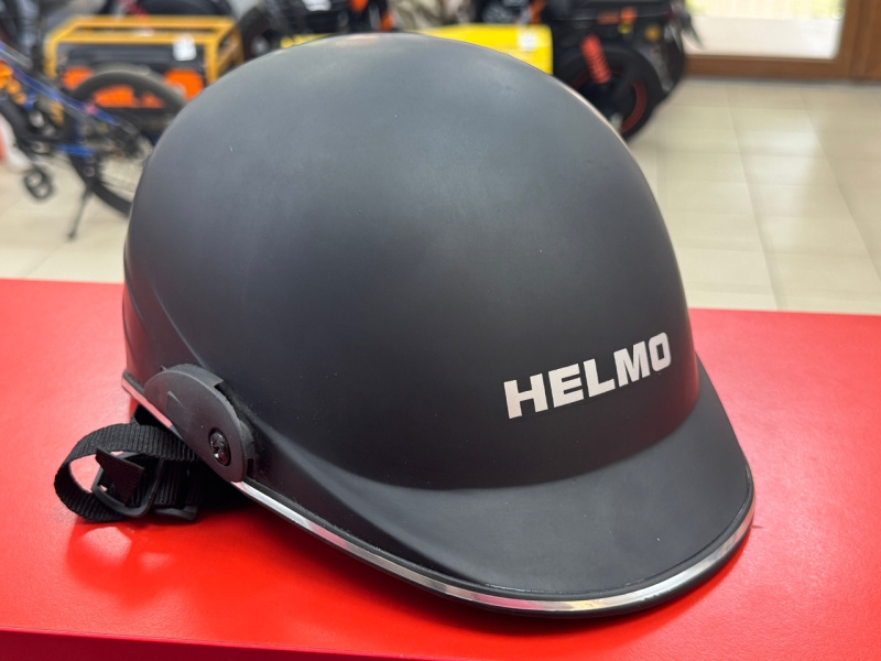Мотоциклетный шлем Helmo Черный матовый